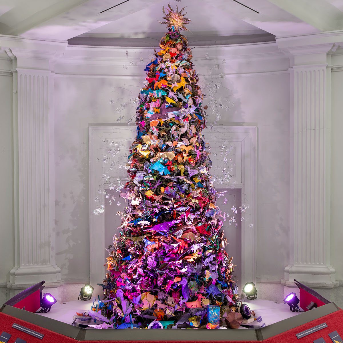 The Origami Holiday Tree Returns to American Museum of Natural History