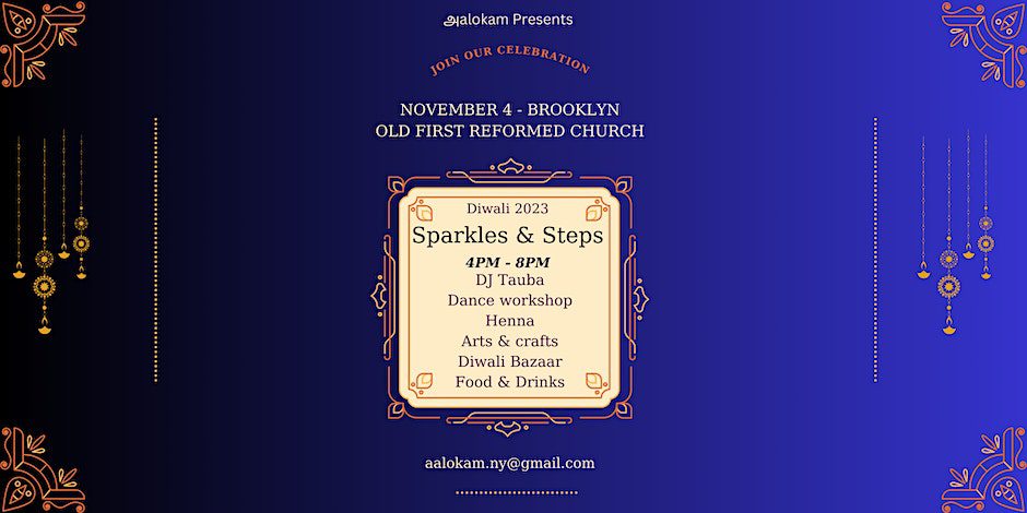Sparkles & Steps - A Family Diwali Event - Brooklyn