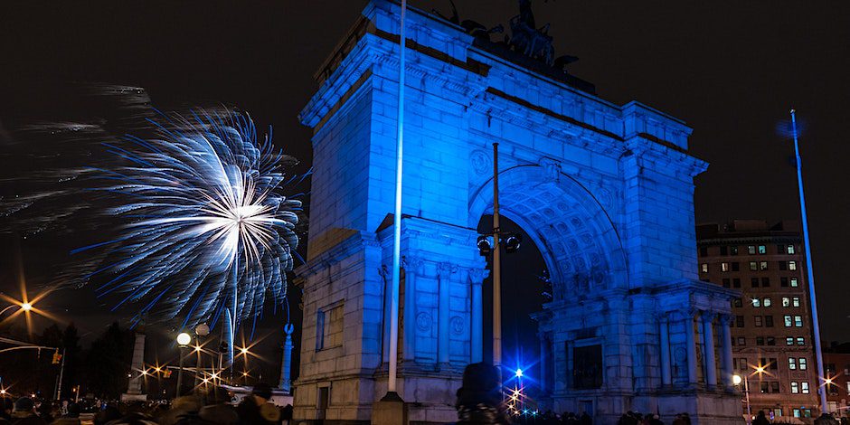 New Year's Eve Fireworks in Prospect Park