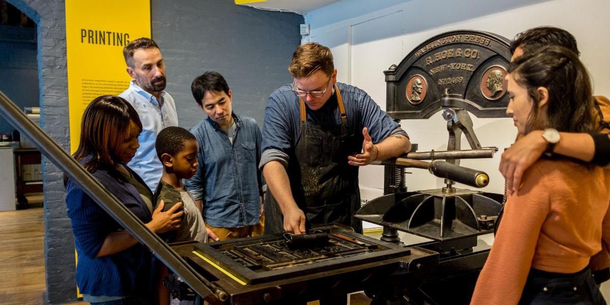South Street Seaport Museum Bowne & Co. Announces Opportunities to Explore Letterpress Printing in Action