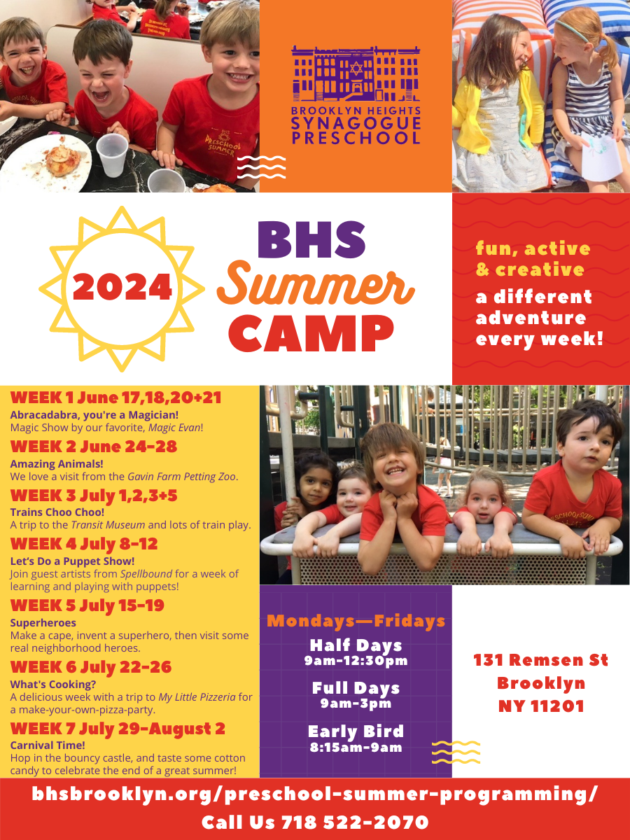 BHS Preschool Summer Camp