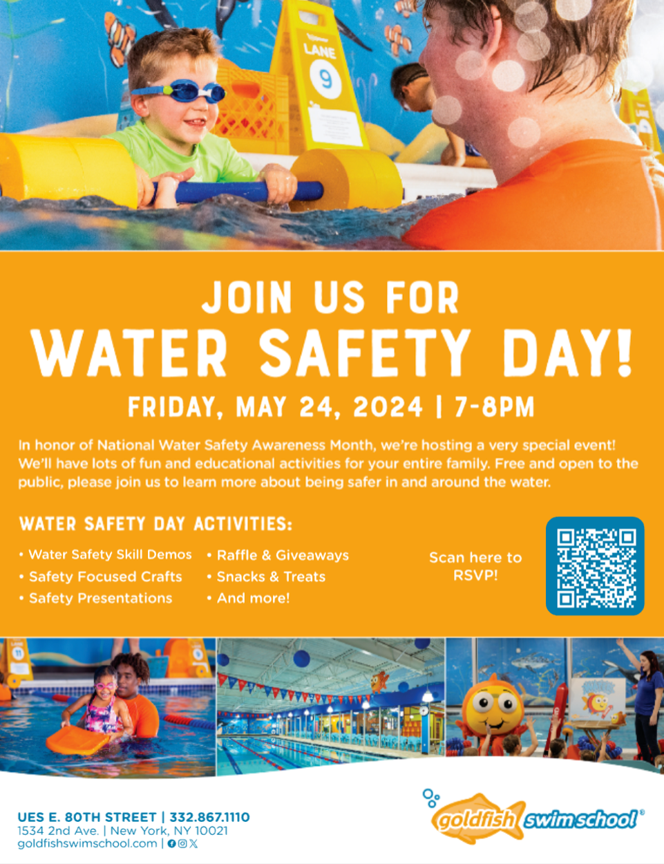 Goldfish Swim School's Water Safety Event