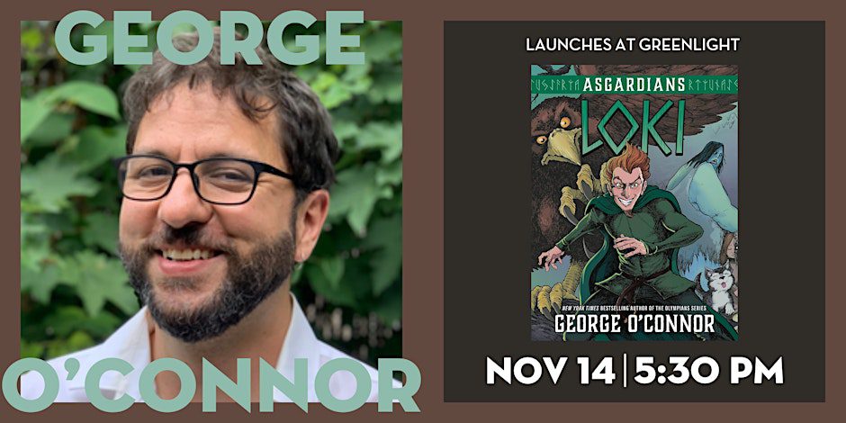 Book Event: George O'Connor at Greenlight Bookstore