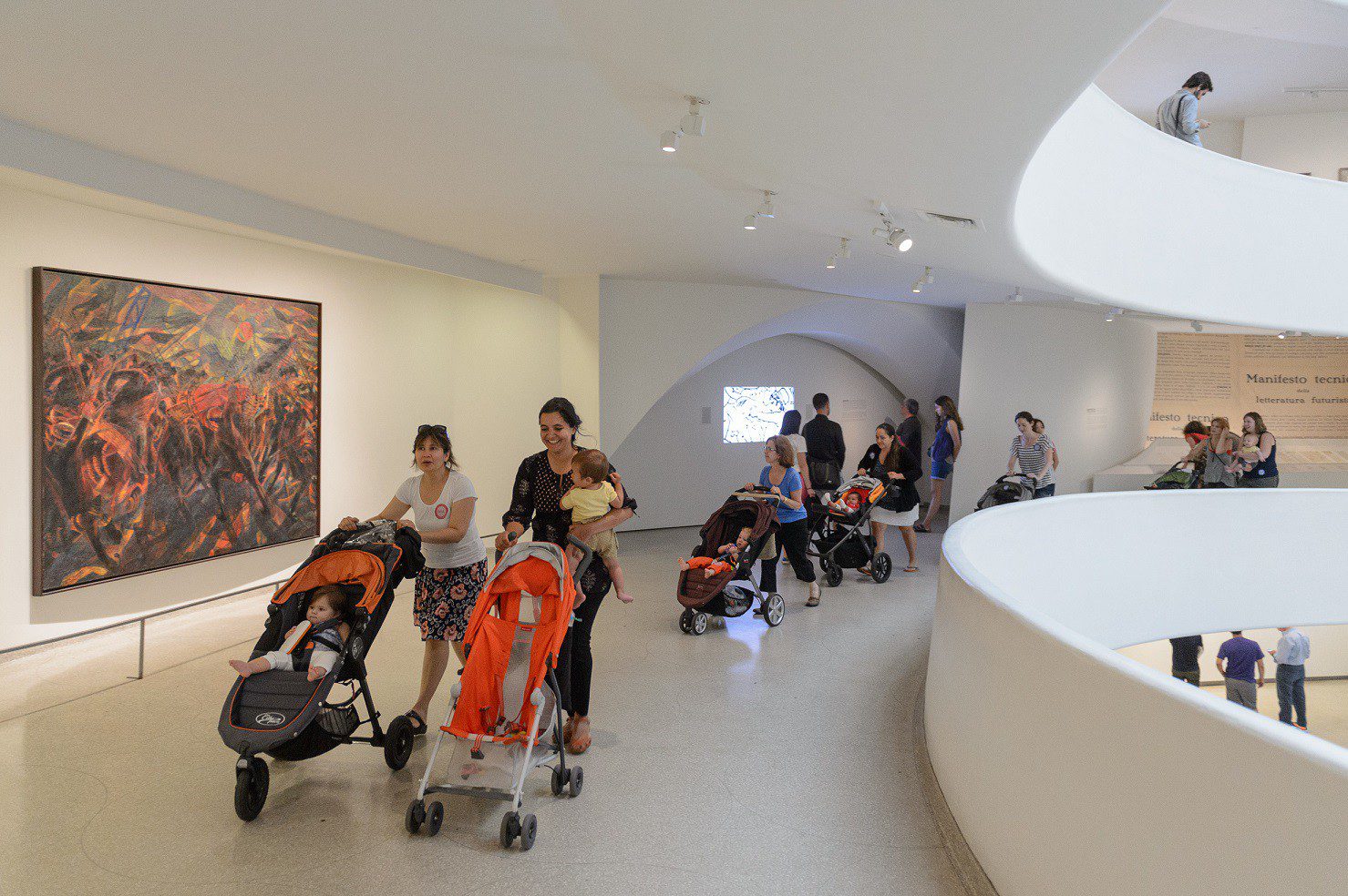 Stroller Hour at Guggenheim