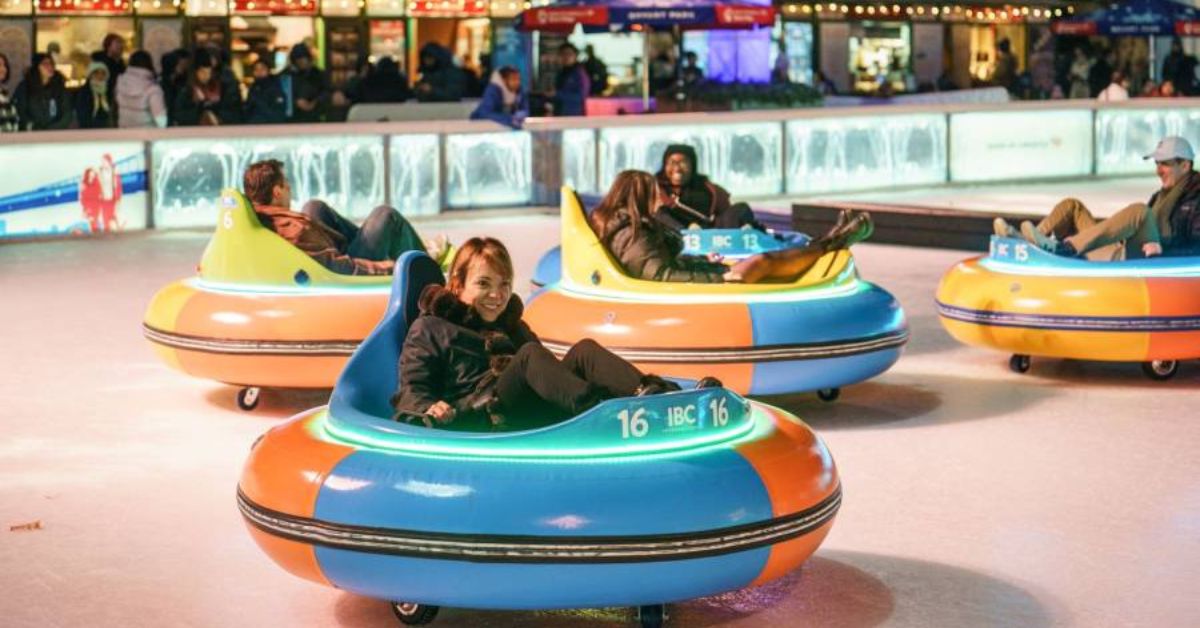 Bumper Cars on Ice Return to Bryant Park for Family Fun