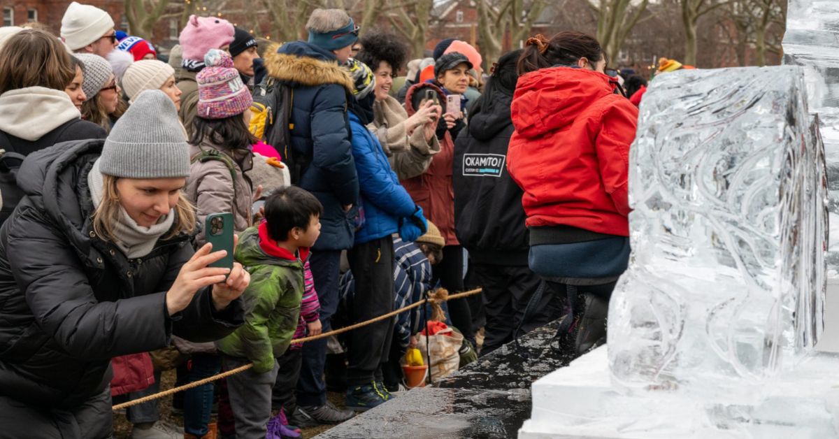 Governors Island Ice Sculpture Show