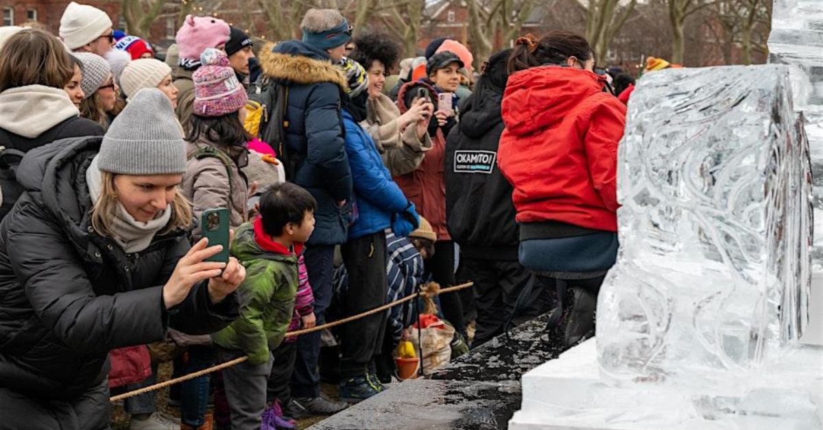 Governors Island Ice Sculpture Show