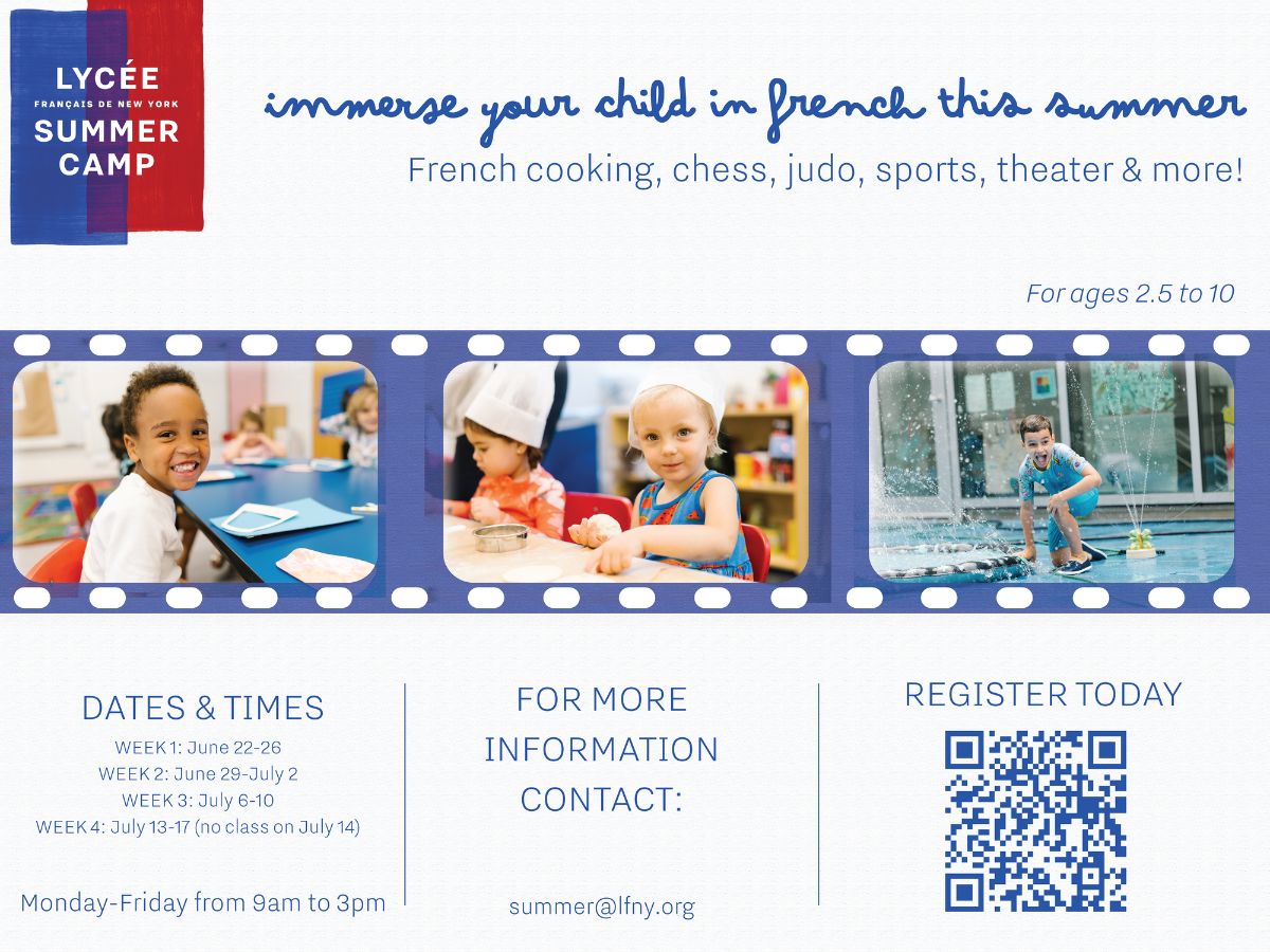 Discover, Create, and Grow: Summer 2026 at the Lycée Français de New York