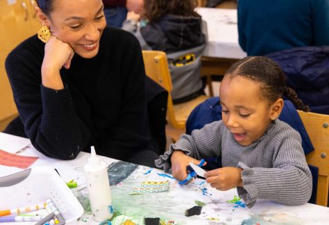 Family Art Project: Fan of Lunar New Year!