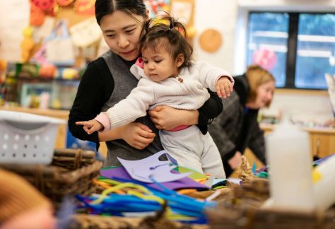 Family Art Project: Felted River