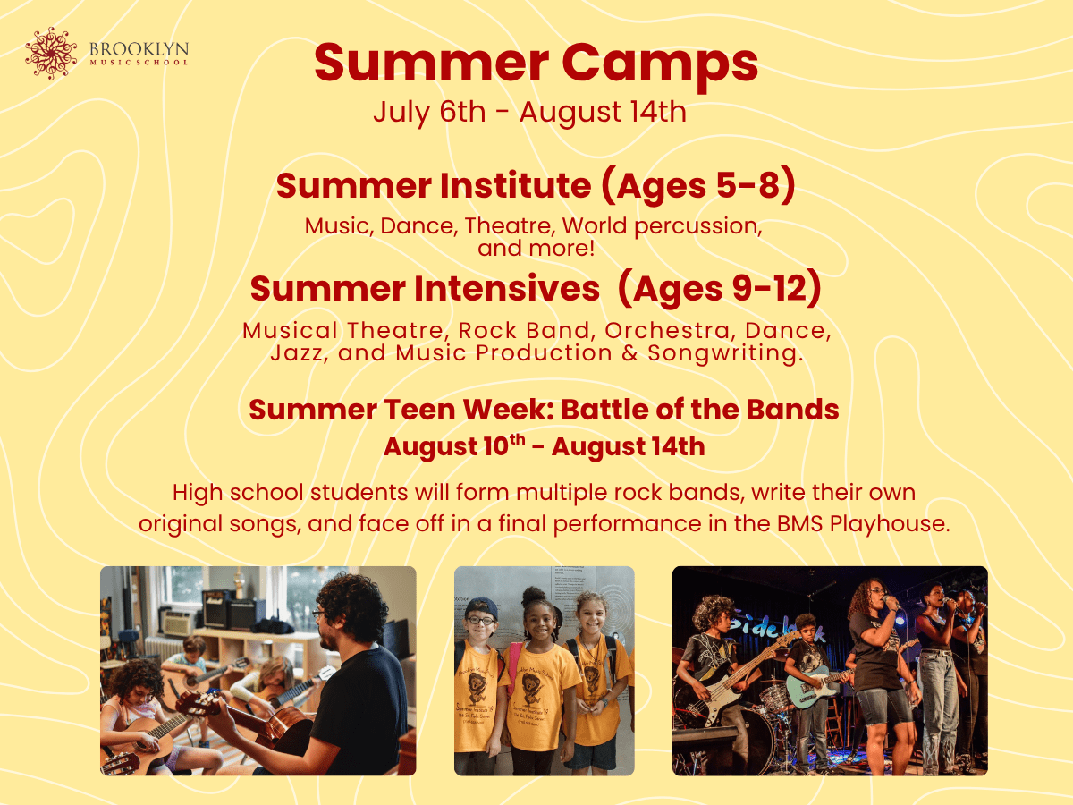 Brooklyn Music School's Youth Summer Camps