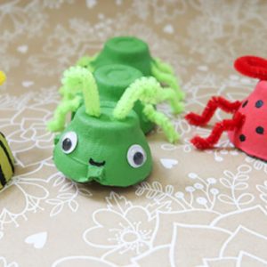 Upcycled Egg Carton (and Cardboard) Crafts