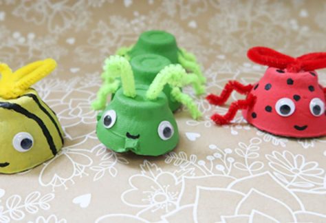 Upcycled Egg Carton (and Cardboard) Crafts