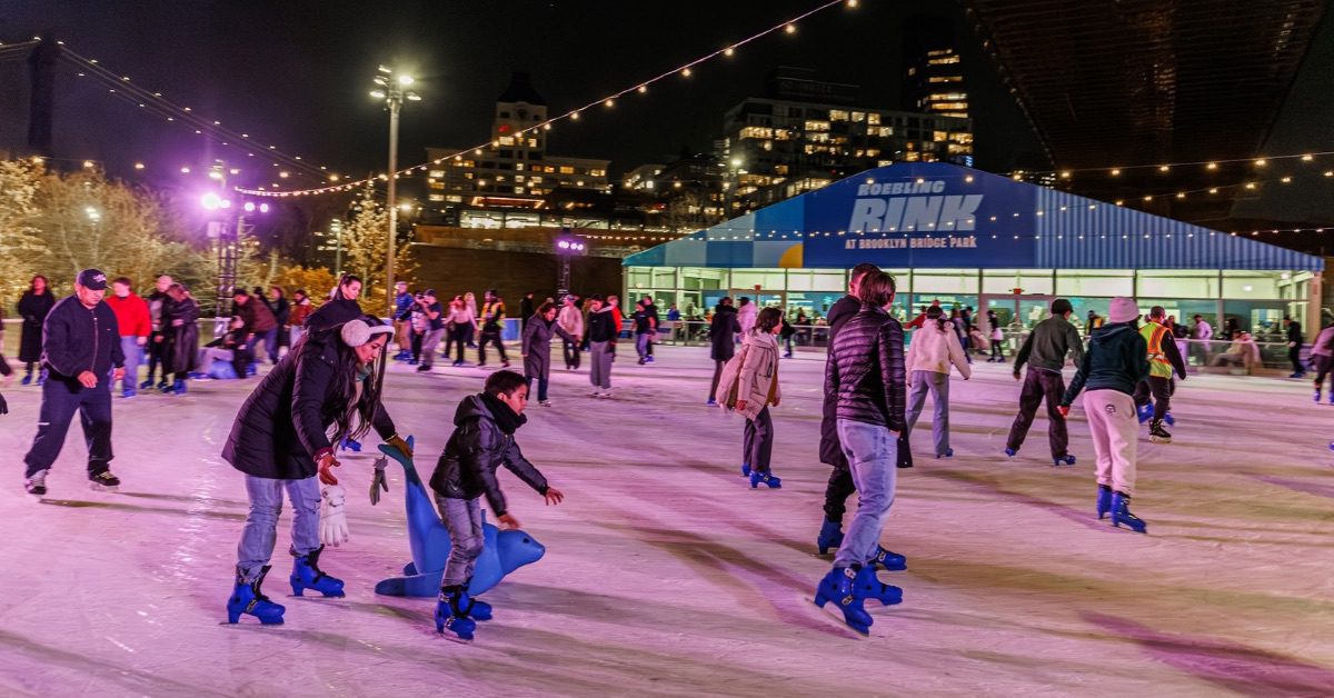 Ice Skating Season at Roebling Rink at Brooklyn Bridge Park Returns November 14 